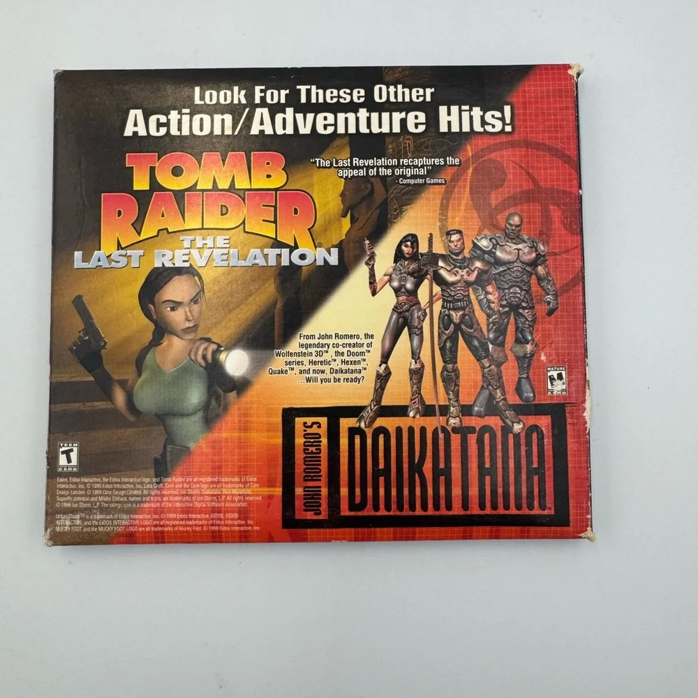 Urban Chaos PC‎ CD-ROM Big Box Complete 1999 Eidos Interactive Vintage